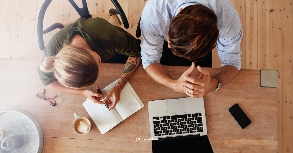 couple working together